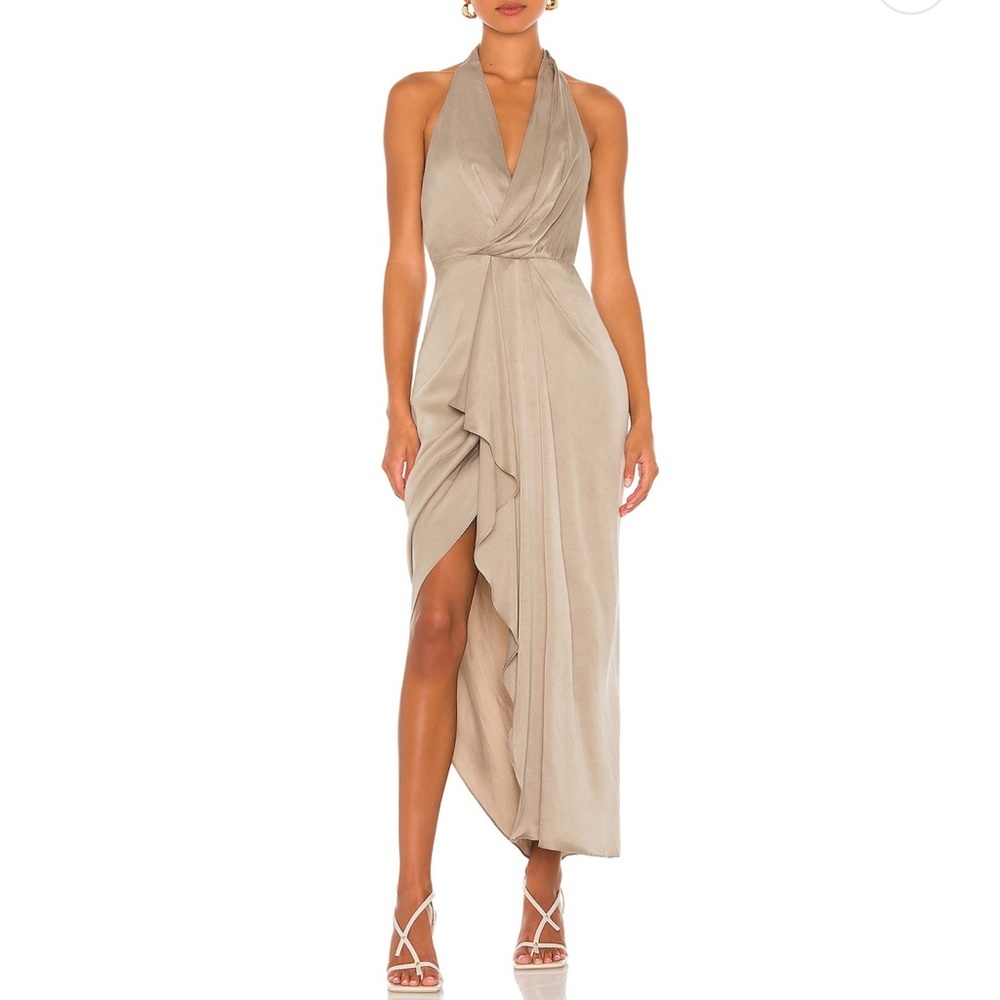 Significant Other Elaine Dress Size US 2. Color Taupe